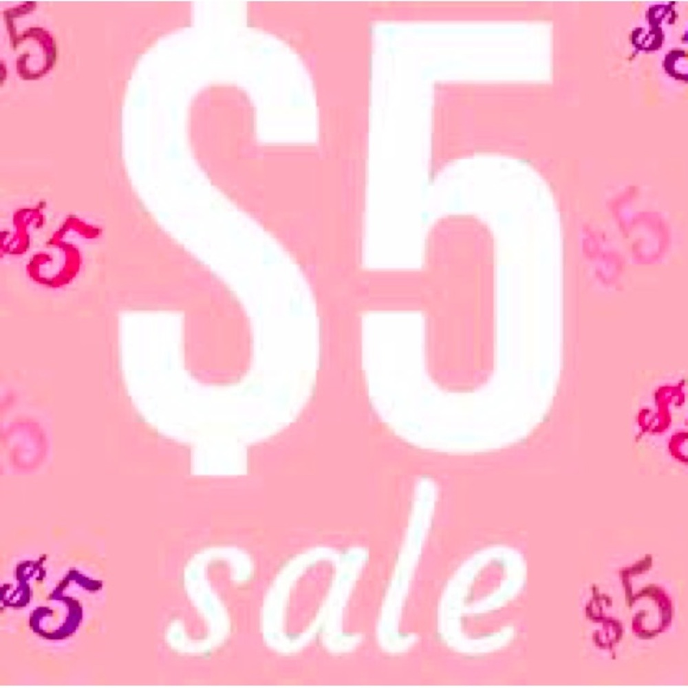 $5 Sale on Most Items